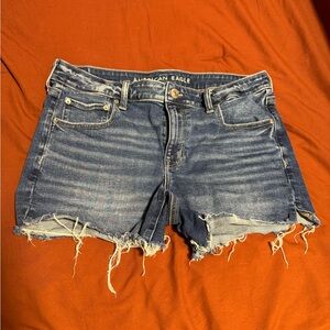 American Eagle Distressed Jean Shorts